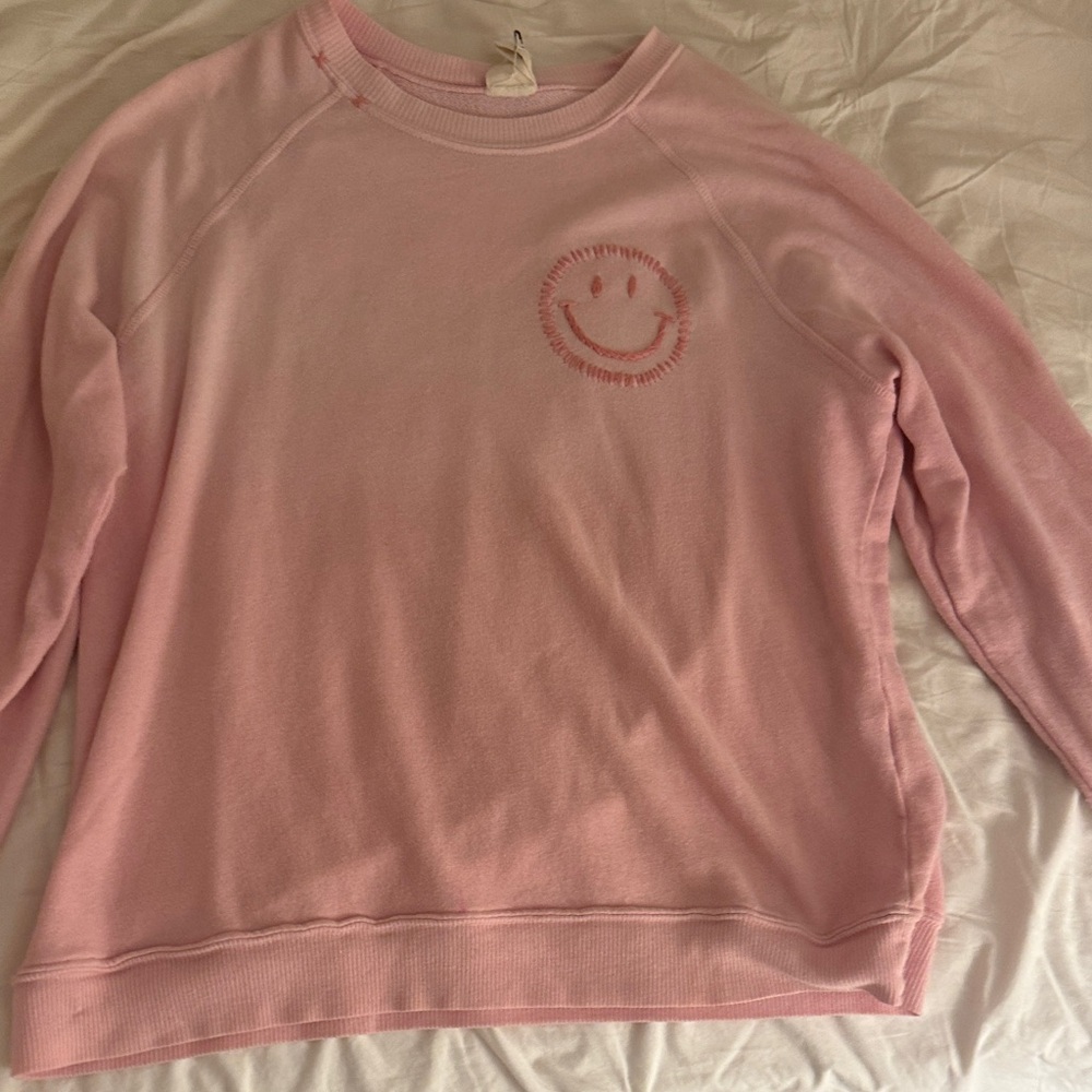 LOVE SHACK FANCY RARE PINK CREWNECK